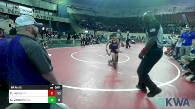 55 lbs Rr Rnd 2 - Cannon Henry, Piedmont vs Case Vanzant, Bristow Youth Wrestling
