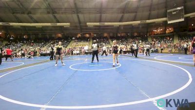 110 lbs Consi Of 4 - Olivia Hamilton, Lady Outlaw Wrestling Academy vs Nelly Barton, Chandler Takedown Club