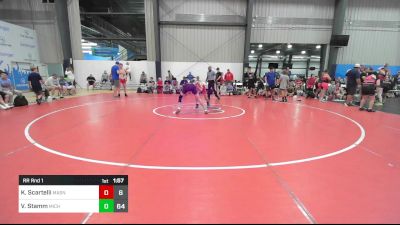 129 lbs Rr Rnd 1 - Kyle Scartelli, Mat Assassins Blue vs Vincent Stamm, Michigan Premeir Gold