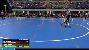 65 lbs Round 3 - Bo Becker, Pinnacle Wrestling School vs Hank Shinn, Moen Wrestling Academy