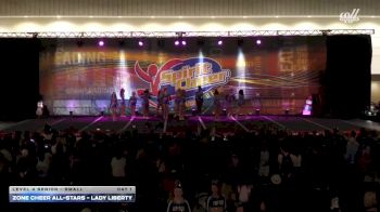 Zone Cheer All-Stars - Lady Liberty [2025 L4 Senior - Small Day 1] 2025 Spirit Cheer Dance Grand Nationals & Cheer Nationals