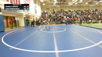 Girls 100 lbs Champ. Round 1 - Isabella Sebring, Willow Glen Girls vs Kaila Robles-Rials, Presentation&nbsp;Girls