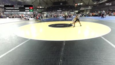 Boys 1A 113 lbs Cons. Round 2 - Robert Nalbach, Meridian vs Jonathan Henry, Meridian