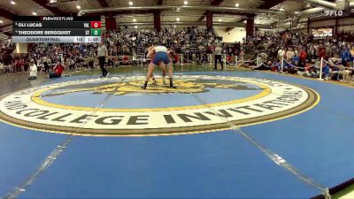 126 lbs Quarterfinal - Oli Lucas, Valley vs Theodore Bergquist, South Tahoe