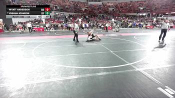 125 lbs Cons. Round 4 - Wyatt Anderson, Cadott vs Joshua Johnson, Saint Croix Falls