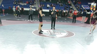 126 lbs 5th Place - Alex Plowman, Lowell vs Isabelle Boisvert, Bedford