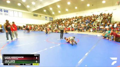 67 lbs Cons. Semi - Cruz Hope, Puma Wrestling vs Lucas Wierzchucki, Reverence Grappling