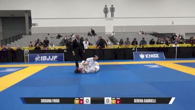 Serena Gabrielli vs Diosana Frigo 2025 World Master IBJJF Jiu-Jitsu Championship