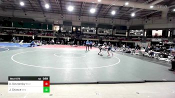 157 lbs Consolation - Alex Gavronsky, Belmont Hill vs Jt Chance, Western Reserve Academy