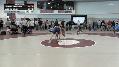 125 lbs Consi Of 8 #2 - Cameron Stinson Jr., North Carolina vs Matthew Dolan, West Virginia - UNATT