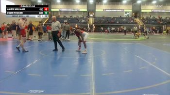 133 lbs Champ. Round 1 - Kaleb Williams, Gladiator Wrestling Club vs Colin Tucker, Cumberlands (Ky.)