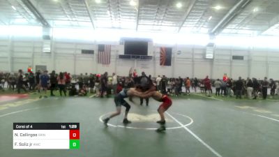 126 lbs Consi Of 4 - Noah Callirgos, Grindhouse WC vs Frank Soliz Jr, Aniciete TC