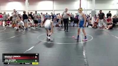 88 lbs Round 2 (4 Team) - Cutter Perryman, Keystone Krush vs Lee Delia, 84 Athletes