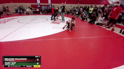 75-87 lbs Round 1 - Kasey Olin, Greeley Metro vs Benjamin Williamson, Eaton Reds WC