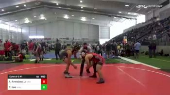 160 lbs Consi Of 8 #1 - Arthur Avendano Jr, Unc vs Burlander Kee, Window Rock Bison