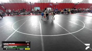 160 lbs Cons. Round 2 - Logan Misurek, Wisconsin vs Aiden Marquette, Wrestling Factory