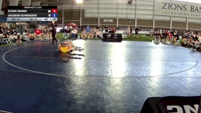 100 lbs Elijah Adams, Maryland vs Jackson Schroeder, Nebraska