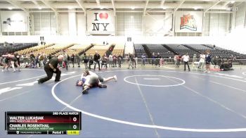 3rd Place Match - Walter Lukasiak, WRCL Wrestling Club vs Charles Rosenthal, Long Beach Gladiators Wrestling
