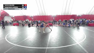 144 lbs Quarters - Royce Malone, Contenders Wrestling Academy vs Demetrios Carrera, Team El1te Wrestling