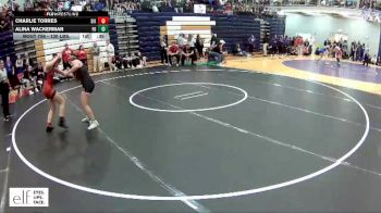 130 lbs. Cons. Round 3 - Alina Wackerman, Fort Osage vs Charlie Torres, Sikeston