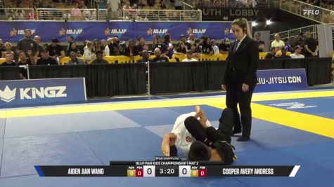 Aiden Jian Wang vs Cooper Avery Andress 2026 Pan Kids Jiu-Jitsu IBJJF Championship