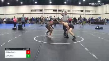 182 lbs Consolation - Kingsley Menifee, VA vs Alexzander Owens, FL