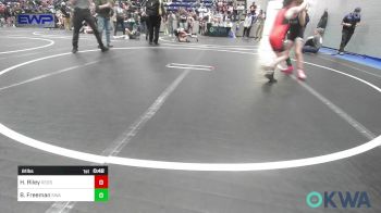 61 lbs Consi Of 4 - Hudson Riley, Redskins Wrestling Club vs Beckam Freeman, Shelton Wrestling Academy