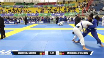 Maria Eduarda Silva Da Costa vs Iasmim De Lima Sabonaro 2025 Brasileiro Jiu-Jitsu IBJJF