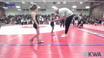 52-55 lbs Rr Rnd 2 - Piper Brackett, R.A.W. vs Peyton Grandstaff, Warner Eagles Youth Wrestling