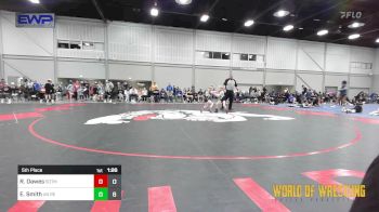 50 lbs 5th Place - Raylee Dawes, Sisters On The Mat Purple vs Emalyn Smith, Untouchables Girls RED