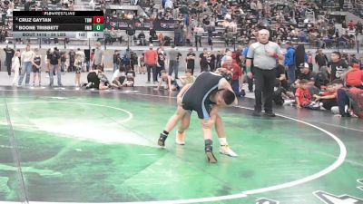 84 lbs 5th Place Match - Boone Tribbett, Freeman Mat Dawgs vs Cruz Gaytan, Toppenish Badboy Wrestling