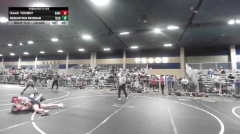 130 lbs Consolation - Isaac Toomey, Warriors Of Christ vs Sebastian Guzman, Team So-Cal
