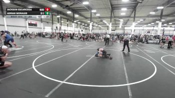 61 lbs Quarterfinal - Jackson Escarcega, Manu WC vs Adrian Morales, So Cal Hammers