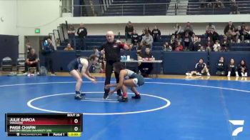 116 lbs Cons. Round 3 - Paige Chafin, Eastern Oregon University (OR) vs Julie Garcia, Vanguard