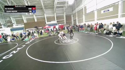 113 lbs Quarterfinal - Eli Olson, Park City Wrestling Club vs Gage Snook, Sanderson Wrestling Academy