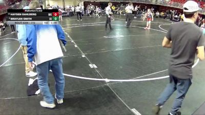 112 lbs Cons. Round 4 - Braylen Smith, Sherman Challengers vs Hayden Dahlberg, Impact Wrestling Club