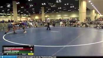182 lbs Round 3 (10 Team) - Cahmari Johnson, Eagle Empire Purple vs Christopher Swanson, Griffin Fang