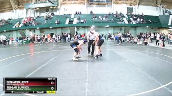 197 lbs Cons. Round 3 - Benjamin Leece, Grand Valley State vs Teegan Burdick, Bryant &Stratton College