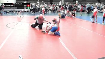 65 lbs Rr Rnd 3 - Marcus Trela, Smitty's Barn Red - ESC vs Vincent Albright, Washington Twp - ESC