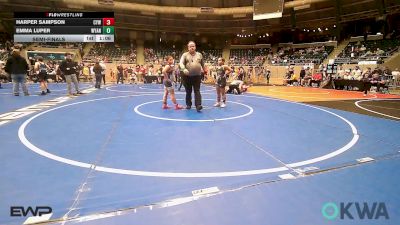 Semifinal - Harper Sampson, Coweta Tiger Wrestling vs Emma Luper, Wyandotte Youth Wrestling