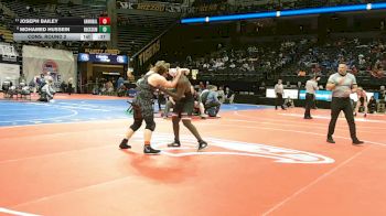 215 Class 3 lbs Cons. Round 2 - Joseph Bailey, Hannibal vs Mohamed Hussein, Rockwood Summit