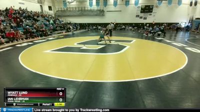 126 lbs Round 1 (10 Team) - Wyatt Lund, Pinedale vs Ian Lehrman, Fossil Ridge