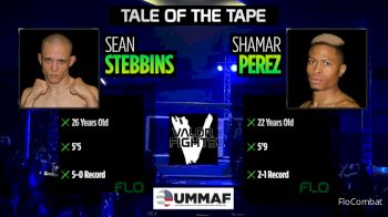 Sean Stebbins vs Shamar Perez Full Fight