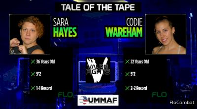 Sara Hayes vs Codie Wareham 2017 UMMAF Replay