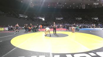 3A Boys 144 lbs Quarterfinal - Jackson Peterman, Harrisburg Boys vs Jonny Rice, Rainier Boys