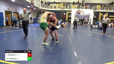 285 lbs Qtr-finals - Logan Middleton, Parkersburg South-WV vs Rocco Dellagatta, St. Joseph Regional-NJ