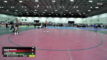106 lbs Champ. Round 2 - Kaleb Branch, Lebanon vs Landon Lane, St. Michael The Archangel Catholic