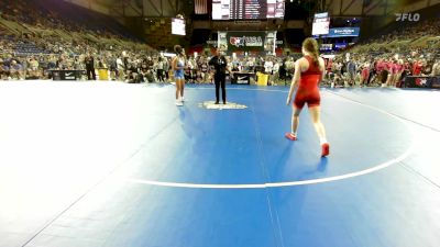 140 lbs Round Of 64 - Lia Hornby, WA vs Sydney Thompson, MI