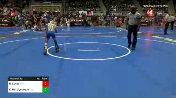 67 lbs Prelims - Bryson Coyer, Michigan West Wrestling vs Konstantine Hatzigeorgou, Hillsboro WC