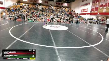 110 lbs Champ. Round 2 - Abby Vroman, Central vs Aspen Beutler, Wind River